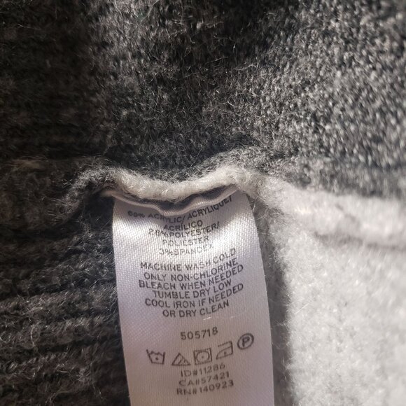 Loft Womens Geometric Open Front Cardigan Sweater XL Cozy Layering Lagenlook - Picture 6 of 7